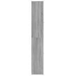vidaXL Armoire de bain Sonoma gris 30x30x183 5 cm Bois d'ingénierie