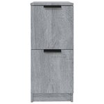 vidaXL Buffet Sonoma gris 30x30x70 cm Bois d'ingénierie