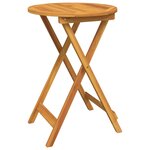 vidaXL Bois naturel Bois d'acacia massif Petit Pliable