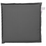 vidaXL Coussins de siège de jardin lot de 2 anthracite 45x45x2cm carré