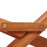 vidaXL Chaises pliables d'extérieur lot de 2 Bois d'acacia solide