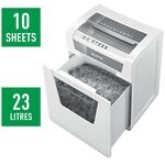 Leitz déchiqueteuse de papier microcut iq office p5