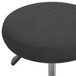 vidaXL Chaise de salle à manger Noir Velours