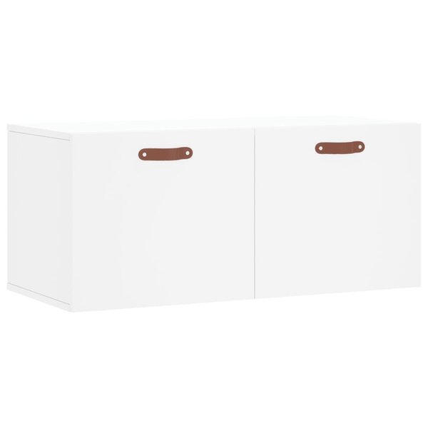 vidaXL Armoire murale blanc 80x36 5x35 cm bois d'ingénierie