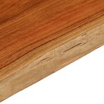 vidaXL Dessus de table 60x40x3 8 cm rectangulaire bois massif d'acacia