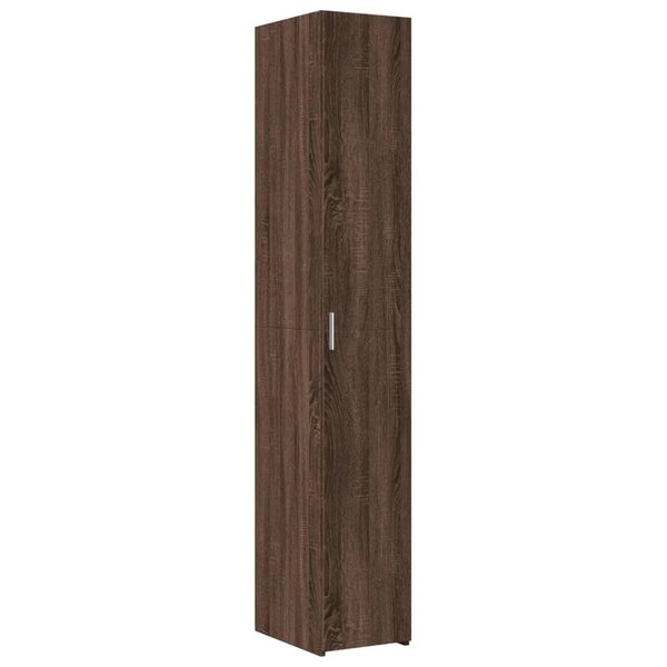 vidaXL Buffet haut chêne marron 30x42 5x185 cm bois d'ingénierie