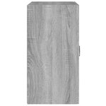 vidaXL Armoire murale Sonoma gris 60x31x60 cm Bois d'ingénierie