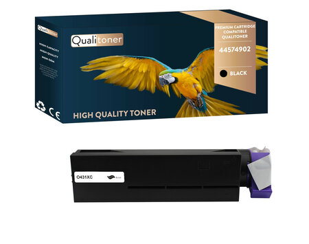 Qualitoner x1 toner 44574902 noir compatible pour oki