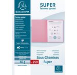 Paquet de 250 sous-chemises SUPER 60 Jaune EXACOMPTA