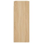 vidaXL Armoire murale chêne sonoma 69 5x34x90 cm