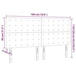 vidaXL Têtes de lit 4 Pièces Vert foncé 90x5x78/88 cm Velours