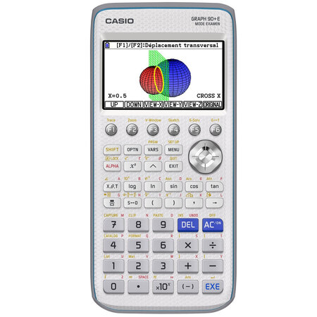 Casio casio graph 90+e (mode examen) - calculatrice graphique avec mode  examen pour lycée et études supérieures - La Poste