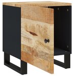 vidaXL Tables de chevet 2 Pièces 40x33x46 cm Bois de manguier solide