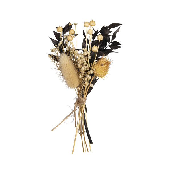Bouquet de fleurs séchées - noir