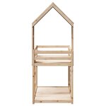 vidaXL Lit superposé avec toit 80x200 cm bois de pin massif