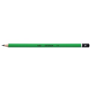 Crayon papier graphite Hexagonal CRITERIUM 550 Mine 2B x 12 BIC