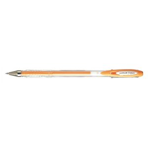 Roller encre gel Signo UM120AC pointe moyenne 0,7mm Orange Pastel x 12 UNI-BALL