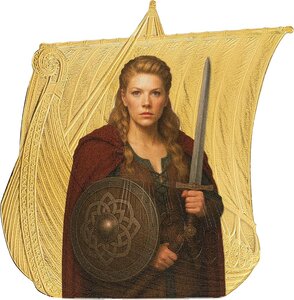 Monnaie LAGERTHA Sail with the Vikings 1 Oz Argent 1$ Niue 2026