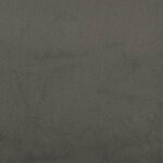 vidaXL Têtes de lit 2 Pièces Gris foncé 72x5x78/88 cm Velours