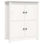 vidaXL Buffet Blanc 83x41 5x100 cm Bois massif de pin