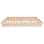 vidaXL Cadre de lit sans matelas bois massif