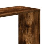 vidaXL Bibliothèque 5 niveaux chêne fumé bois d'ingénierie