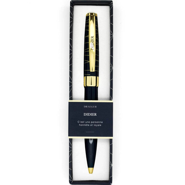 Stylo bille prénom homme Pastel Chic - Didier - Draeger