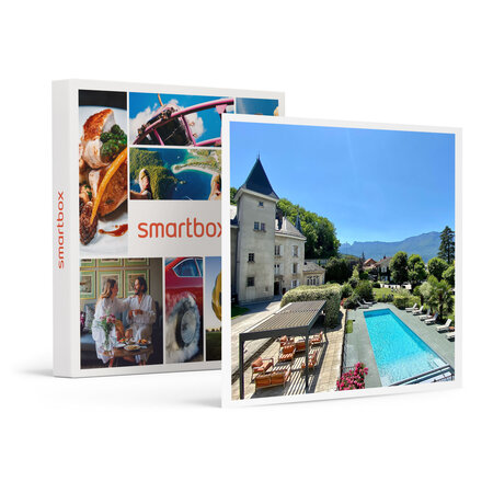 SMARTBOX - Coffret Cadeau Séjour gourmand et détente aux portes de Grenoble : 2 jours en château avec dîner et 2h au spa -  Séjour