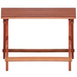 vidaXL Ensemble à manger d'extérieur 4 Pièces pour enfants Eucalyptus
