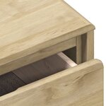 vidaXL Commode SAUDA chêne 111x43x73 5 cm bois de pin massif