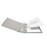 Classeur À Levier Papier Marbré A4 Recycling - Gris-dos Vert - X 20 - Falken