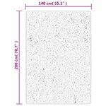 vidaXL Tapis ARBIZU intérieur extérieur design vintage 140x200 cm