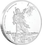 Pièce de monnaie 2 Dollars Niue 2017 1 once argent BE – Boba Fett