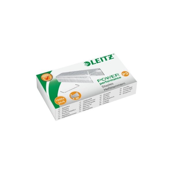 LEITZ 1000 Agrafes 24/6, galvanisé