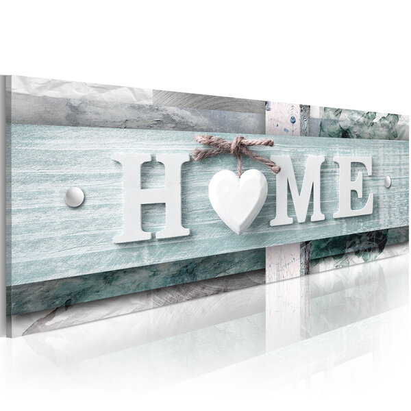 Tableau - turquoise arrangement l x h en cm 135x45