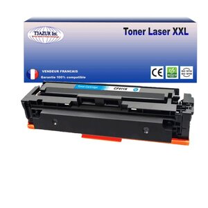 T3AZUR - Toner compatible avec Canon 046H pour Canon MF-732Cdw MF-734Cdw MF-735Cx Cyan - 5 000p
