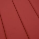vidaXL Coussin de chaise longue rouge 200x70x3 cm tissu oxford