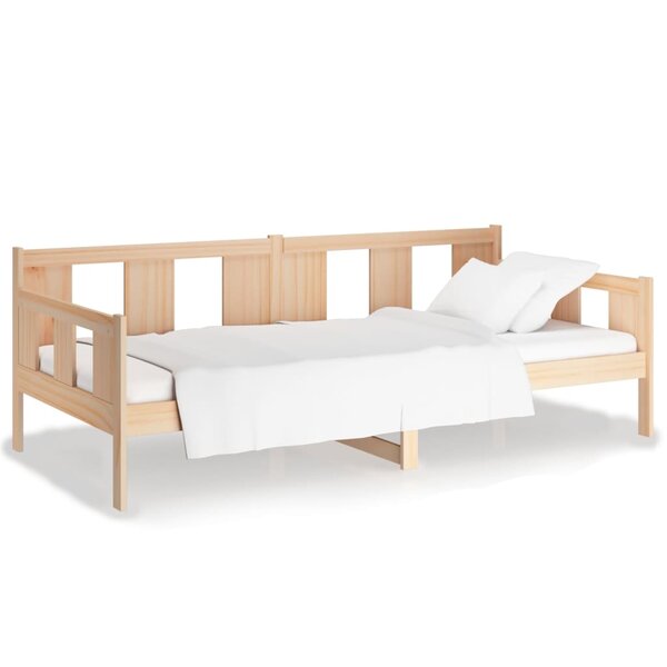 vidaXL Lit de jour Bois massif de pin 90x190 cm