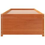 vidaXL Lit de jour sans matelas cire marron 90x190 cm bois pin massif