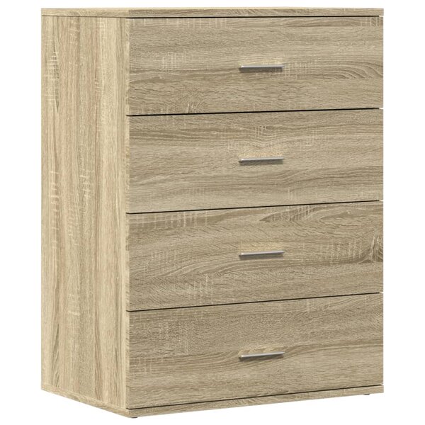 vidaXL Buffet chêne sonoma 60x39x80 cm bois d'ingénierie