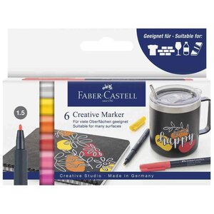 Creative Marker étui de 6 'Summer breeze' FABER-CASTELL