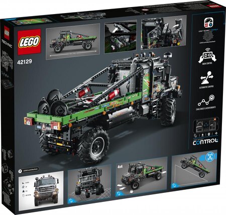 LEGO 42129 Le camion d'essai 4x4 Mercedes-Benz Zetros télécommandé