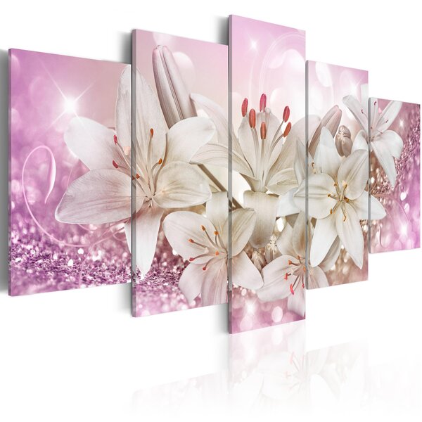 Tableau - pink courtship l x h en cm 200x100