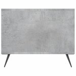 vidaXL Table basse gris béton 102x50x40 cm bois d'ingénierie