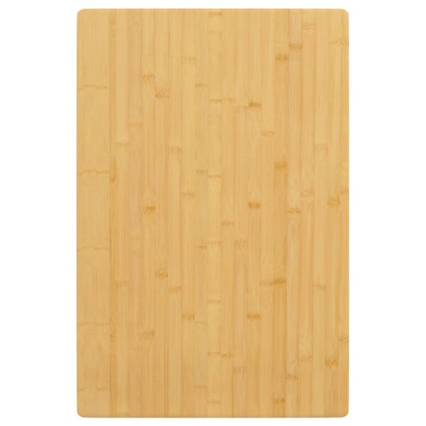 vidaXL Dessus de table 60x100x1 5 cm bambou