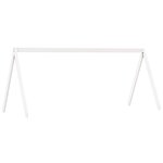 vidaXL Lit superposé et échelle et toit blanc 90x190cm bois pin massif