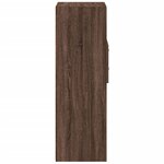 vidaXL Buffet haut chêne marron 50x42 5x124 cm bois d'ingénierie