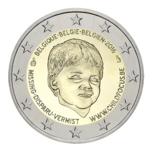 2 euros commémorative Belgique 2016 - Child Focus.