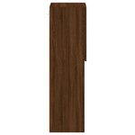 vidaXL Meubles TV avec lumières LED 2 Pièces chêne marron 30 5x30x102 cm