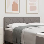 Tête de lit vidaXL Design Blocs Diamant Taupe 160 cm Tissu